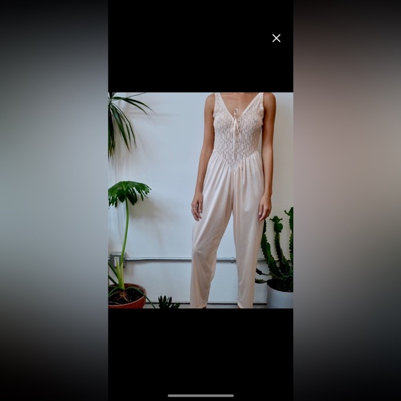 BNWT Undercover Pink Lace Slip Jumpsuit Lingerie - Picture 5 of 10